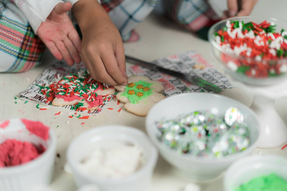 Close-up of finished hard candy decorations made using precise temperature control for how to make candy decorations